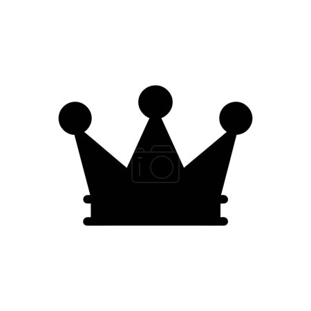 Ilustración de Icono de corona real - Ilustración de vectores simples - Imagen libre de derechos
