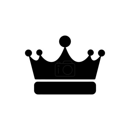 Ilustración de Icono de corona real - Ilustración simple de vectores - Imagen libre de derechos