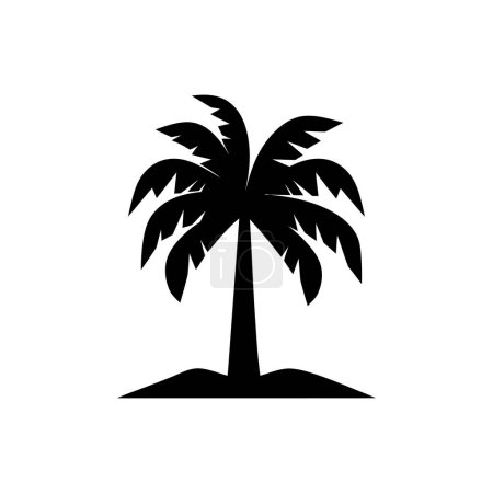 Illustration for Palm tree icon - Simple Vector Illustration - Royalty Free Image