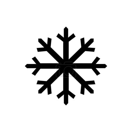Icône de flocon de neige Arctic aegis - Illustration vectorielle simple