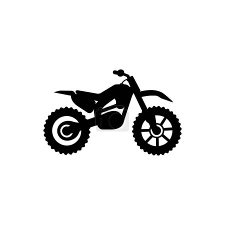 Illustration for Dirt bike icon - Simple Vector Illustration - Royalty Free Image