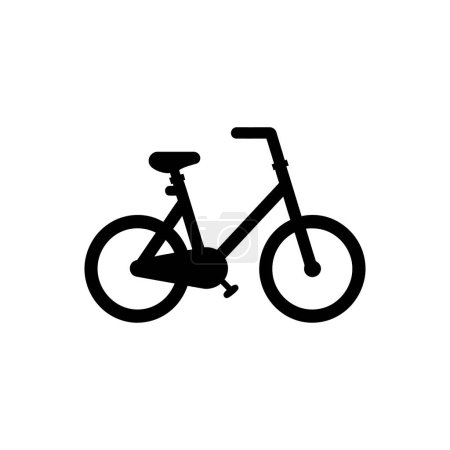 Téléchargez les illustrations : Icône bicyclette tandem - Illustration vectorielle simple - en licence libre de droit