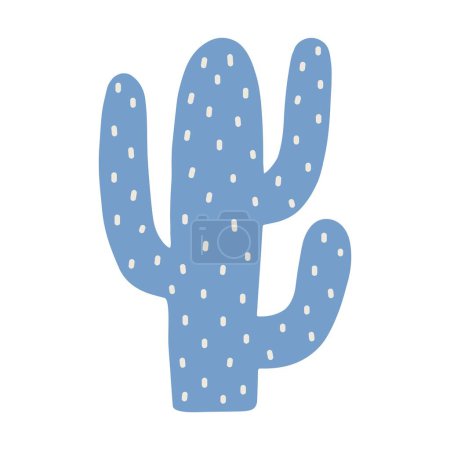 Téléchargez les illustrations : Illustration vectorielle de cactus dans un style scandinave. - en licence libre de droit