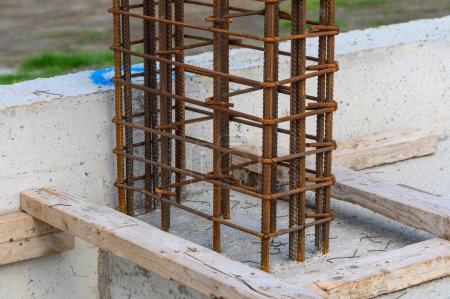 reinforcement at a construction site for concreting 4