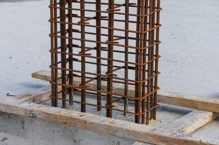 reinforcement at a construction site for concreting 9