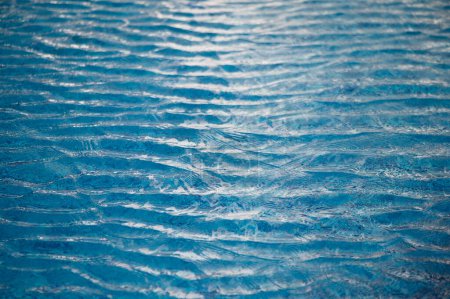 abstrakte blaue Farbe Wasserwelle, reine natürliche Strudelmustertextur, Hintergrundfotografie 2