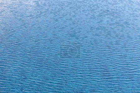 Oberfläche des blauen Schwimmbeckens, Hintergrund des Wassers im Schwimmbecken. 11