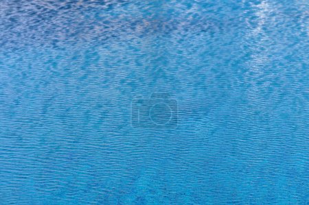 Oberfläche des blauen Schwimmbades, Hintergrund des Wassers im Schwimmbad.7