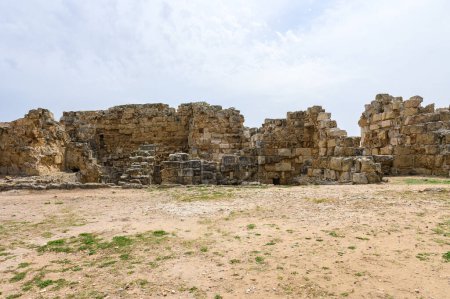 ruines et colonnes grecques à Salamis Ancienne ville, Chypre 2