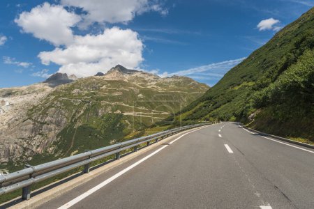 Furka Pass road, Canton of Valais, Switzerland