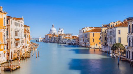 panoramic view at the grand canal of venice, italy