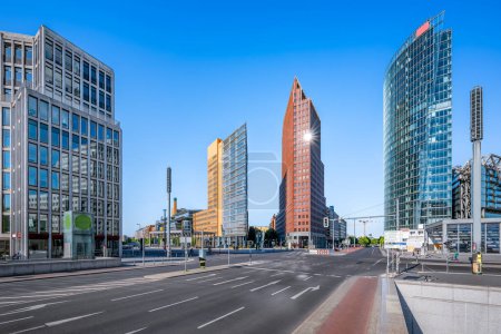 Photo for Panoramic vie at the potsdamer platz of berlin - Royalty Free Image
