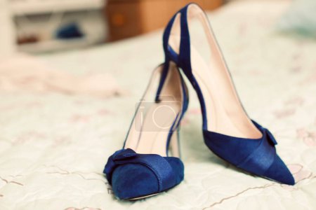 Foto de Par de zapatos azules - Imagen libre de derechos