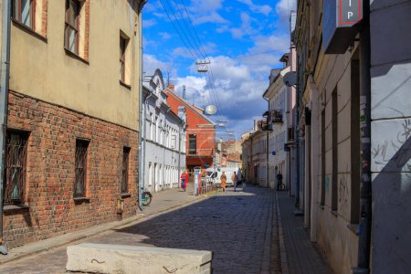 Téléchargez les photos : Kaunas. Ancienne maison, rue Vilnius, 7 - en image libre de droit