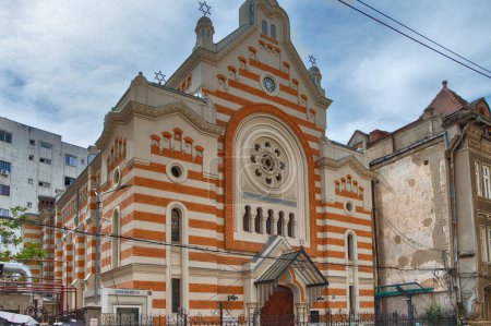 Téléchargez les photos : Bucarest, Roumanie Le Temple du Corail, une synagogue située à Bucarest, Roumanie. - en image libre de droit
