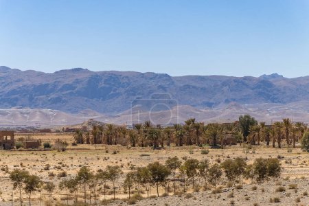 Photo for The view from the oasis of Tinejdad in the southeast of Morocco - Royalty Free Image