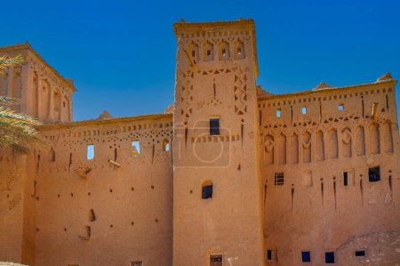 Ksar Ait Ben haddou, old Berber adobe-brick village or kasbah. Ouarzazate, Draa-Tafilalet, Morocco, North Africa