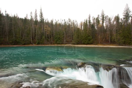 Photo for Blue and green Rearguard Falls in British Columbia in Canada - Royalty Free Image