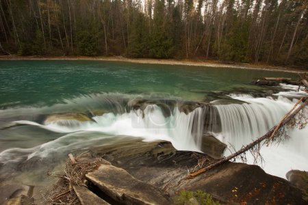 Photo for Green and blue Rearguard Falls in British Columbia in Canada - Royalty Free Image