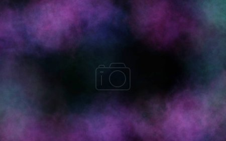 Téléchargez les photos : Fond abstrait avec nuages violets et bleus et brume - en image libre de droit