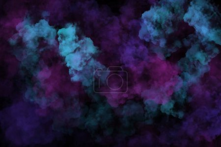 Photo for Abstract background with purple, blue and pink clouds - Royalty Free Image