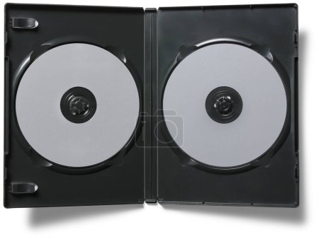 Realistic dvd case open isolated on transparent background.fit element for scenes project