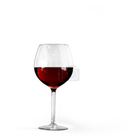 Realistic wine glass isolated on transparent background.fit element for scenes project.