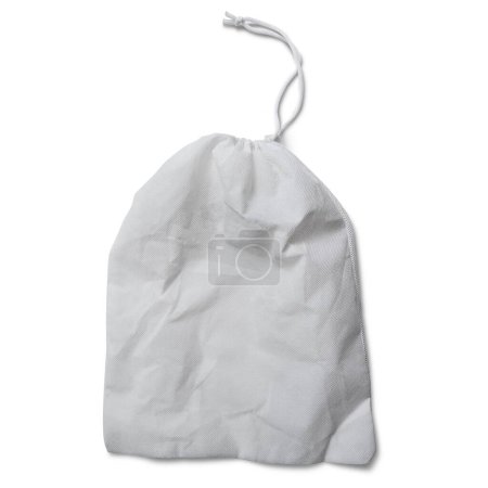 Realistic bag with rope isolated on transparent background.fit element for scenes project.