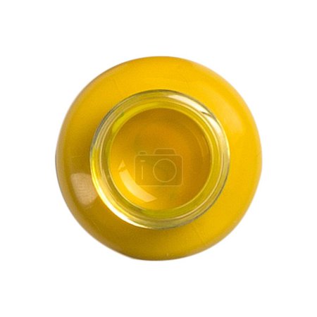 Photo for Realistic yellow ink isolated on transparent background.fit element for scenes project. - Royalty Free Image