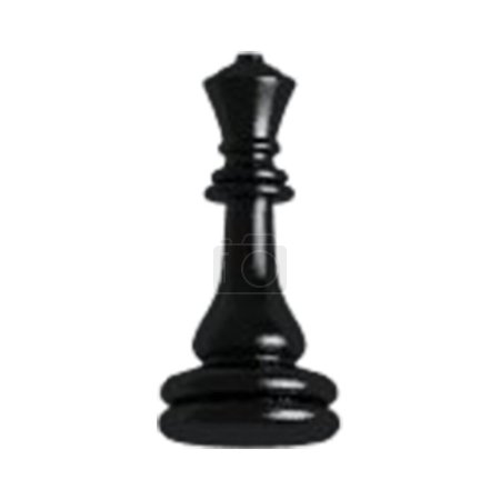 Realistic chess item isolated on transparent background, suitable for your asset design.