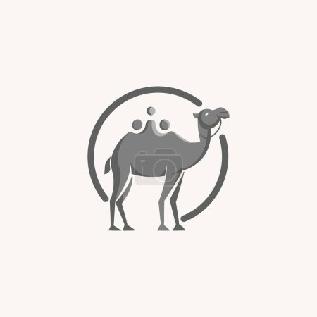 Minimalistisches modernes Kamel-Logo