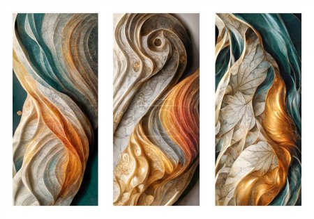 modern drawing art wallpaper for wall decor. watercolor geode painting. swirl multicolor marble