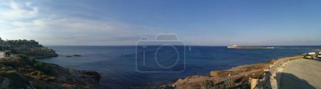 Photo for 180 degree panorama of a typical coast of French Provence. High quality photo - Royalty Free Image