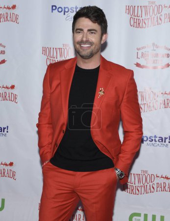 Photo for Hollywood, CA USA - November 26, 2023: Jonathan Bennett attends the 91st Annual Hollywood Christmas Parade - Royalty Free Image