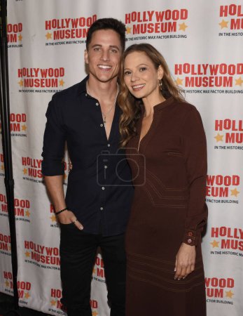 Photo for Hollywood, CA USA - December 13, 2023: Mike Manning, Tamara Braun attends the 50th Annual Daytime Emmys TV History Exhibit and Nominee Reception. - Royalty Free Image