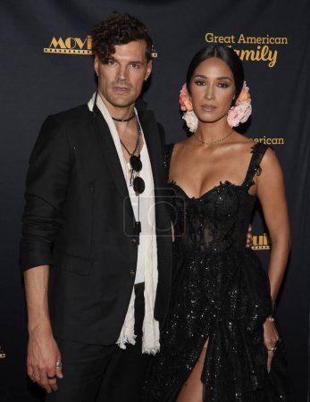 Photo for Hollywood, CA USA - February 9, 2024: Joel Smallbone, Moriah Smallbone attends the 31st Annual Movieguide Awards in Hollywood, CA. - Royalty Free Image