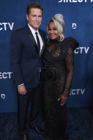 Photo for Beverly Hills, CA USA - March 10, 2024: Rob Lowe, Phaedra Parks attends DIRECTV Streaming with the Stars. - Royalty Free Image