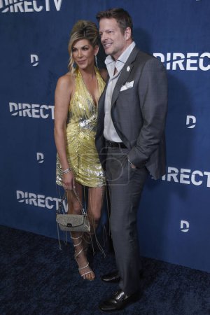 Photo for Beverly Hills, CA USA - March 10, 2024: Alexis Bellino, John Janssen attends DIRECTV Streaming with the Stars. - Royalty Free Image