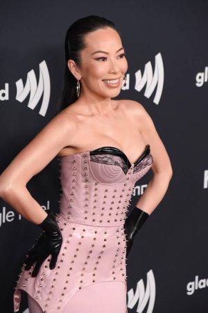 Photo for Beverly Hills, CA USA - March 14, 2024: Christine Chiu attends the 35th Annual GLAAD Awards. - Royalty Free Image