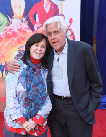 Photo for Hollywood, CA USA - April 30, 2024: Mavis Leno, Jay Leno attends the premiere of Netflix's Unfrosted. - Royalty Free Image