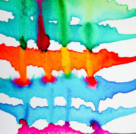 Téléchargez les photos : Peinture abstraite à l'eau fond imprimé sur papier. - en image libre de droit