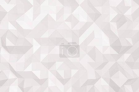 Foto de 3D abstracto minimalista triángulo de polígono bajo blanco y gris para el fondo. ilustración Concepto de fondo geométrico minimalista simple 3D. - Imagen libre de derechos