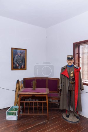 Téléchargez les photos : Struganik, Serbie - 13 juillet 2022 : Lieu de naissance du duc Zivojin Misic l'un des commandants militaires les plus importants de l'armée serbe pendant la Première Guerre mondiale - en image libre de droit