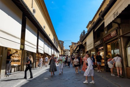 Photo for Florence, Italy - June 28, 2023: Streets of the city of Florence in Italy - Royalty Free Image