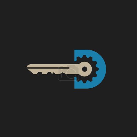 servicio clave y reparación icono vector concepto diseño plantilla web