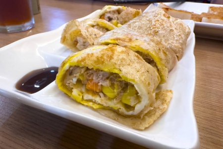 Taiwanese love and delicious breakfast, tortilla
