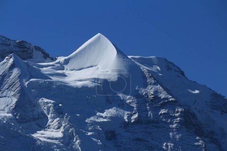 Photo for Snow covered Mount Silberhorn, Switzerland. - Royalty Free Image