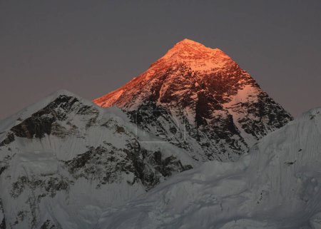 Photo for Mount Everest at sunset, view from Kala Patthar, Nepal. - Royalty Free Image
