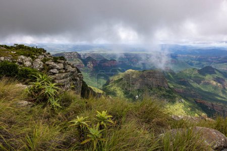 Vista de Tres Rondavels desde Mariepskop Sudáfrica
