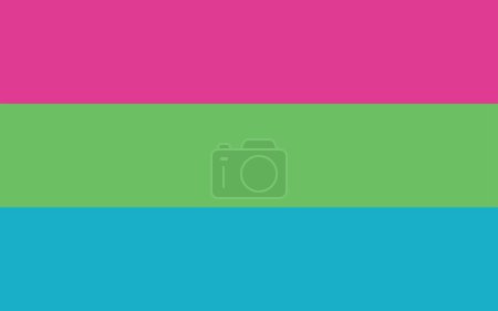 Téléchargez les illustrations : Drapeau de fierté polysexuelle Drapeau de fierté identité sexuelle - en licence libre de droit